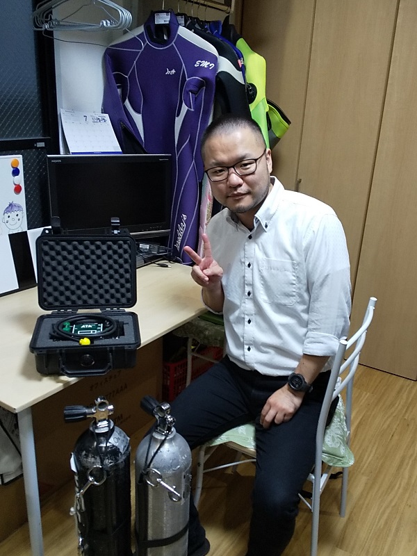 アナライザーを使っての実技