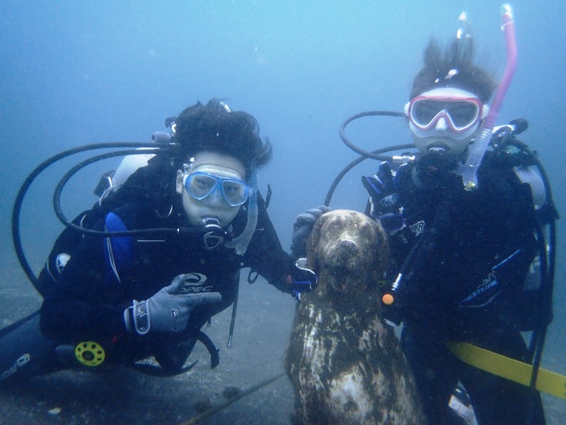 大瀬崎のワンちゃんと…その1